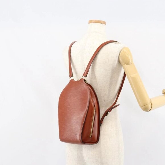 LOUIS VUITTON Epi Mabillon Backpack Brown M52233 LV Auth BA7920 main image 13
